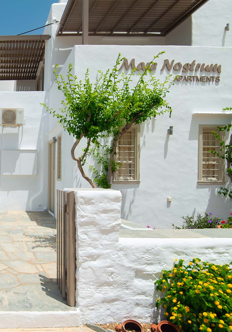 Τα διαμερίσματα Mare Nostrum στη Σίφνο, δίπλα στη θάλασσα